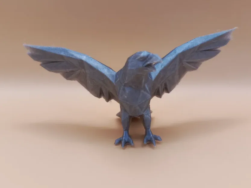 The Geometric Predator – Chim Ưng Low-Poly Hình Học - Image 1