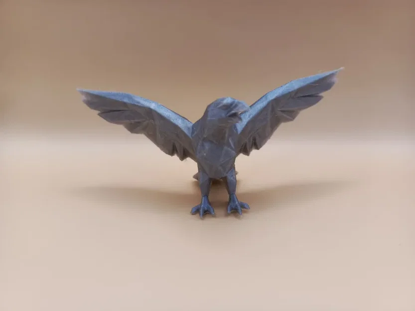 The Geometric Predator – Chim Ưng Low-Poly Hình Học - Image 2
