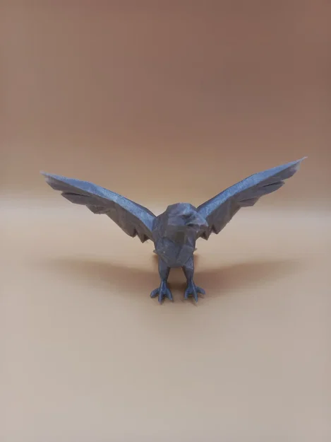 The Geometric Predator – Chim Ưng Low-Poly Hình Học - Image 3