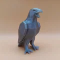 Tượng Điêu Khắc Chim Ưng Hình Học Low-Poly - Thumbnail 1