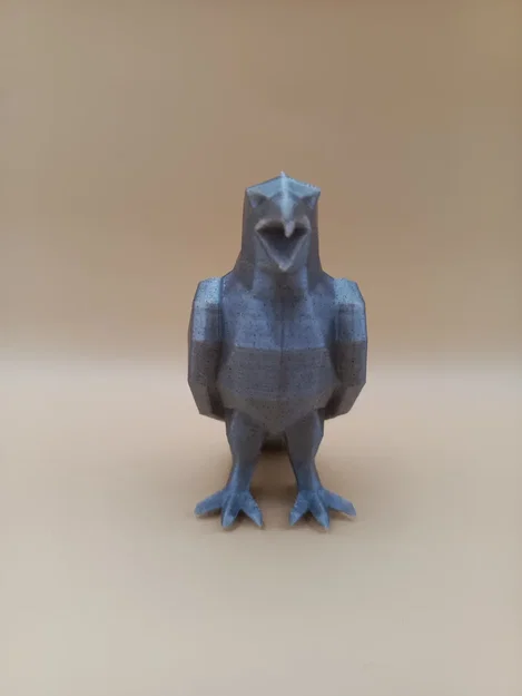 Tượng Điêu Khắc Chim Ưng Hình Học Low-Poly - Image 2