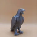 Tượng Điêu Khắc Chim Ưng Hình Học Low-Poly - Thumbnail 4