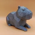 Tượng Capybara Low-Poly Hình Học (Geometric) – Sculpture - Thumbnail 1