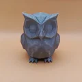 Tượng Cú Mèo Hình Học Low-Poly - Thumbnail 1
