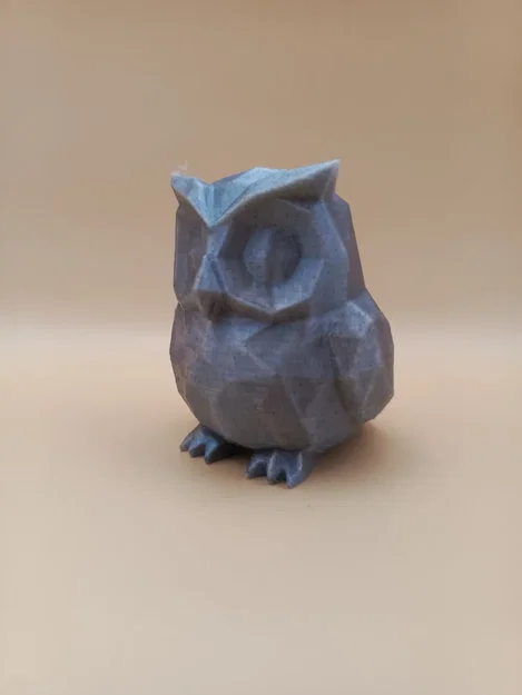 Tượng Cú Mèo Hình Học Low-Poly - Image 2