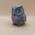 Tượng Cú Mèo Hình Học Low-Poly - Thumbnail 2