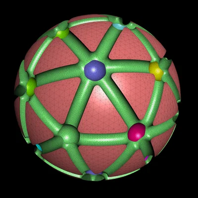 Mô hình Geodesics on the Sphere: Hình học 3D độc đáo
