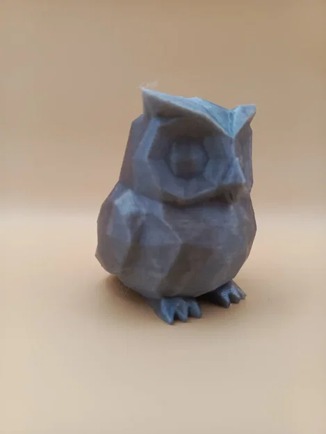 Tượng Cú Mèo Hình Học Low-Poly - Image 3