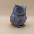 Tượng Cú Mèo Hình Học Low-Poly - Thumbnail 3