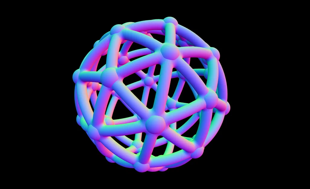 Mô hình Geodesics on the Sphere: Hình học 3D độc đáo - Image 4