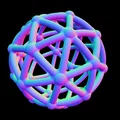 Mô hình Geodesics on the Sphere: Hình học 3D độc đáo - Thumbnail 4