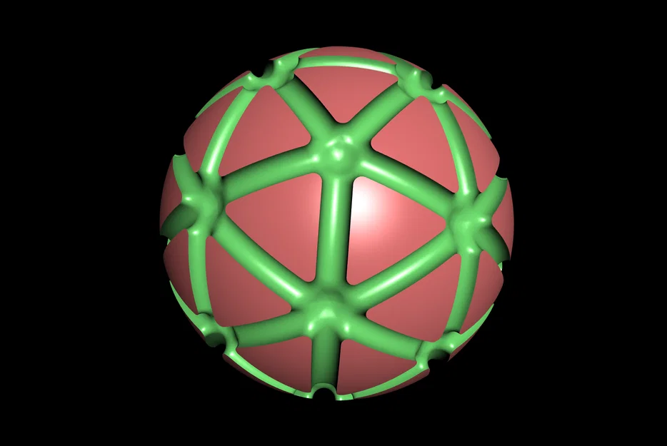 Mô hình Geodesics on the Sphere: Hình học 3D độc đáo - Image 5