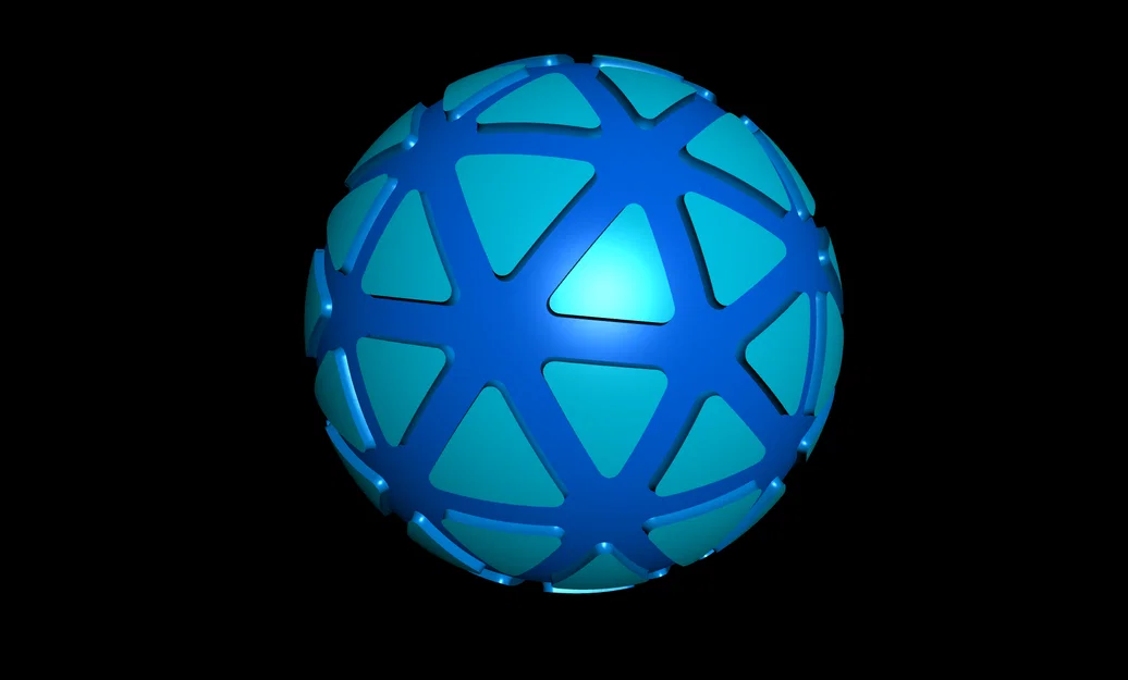 Mô hình Geodesics on the Sphere: Hình học 3D độc đáo - Image 6