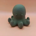 Tượng Bạch Tuộc Chibi Mịn Mà (Smooth Chibi Octopus Sculpture) - Thumbnail 1