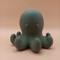 Tượng Bạch Tuộc Chibi Mịn Mà (Smooth Chibi Octopus Sculpture) - Thumbnail 2