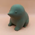 Tượng Chuột Chũi Chibi Mịn Mà (Smooth Chibi Mole Sculpture) - Thumbnail 1