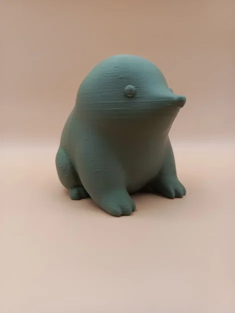 Tượng Chuột Chũi Chibi Mịn Mà (Smooth Chibi Mole Sculpture) - Image 3