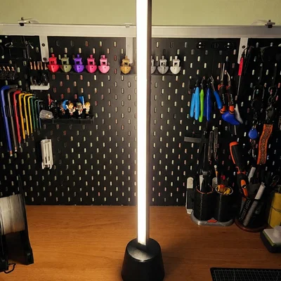 Đèn LED Thanh Đứng (Standing Light Bar) In 3D