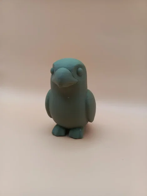 Tượng Chim Chibi Mịn (Smooth Chibi Bird Sculpture) - Image 3