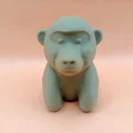 Tượng Baboon Chibi Mịn (Smooth Chibi Baboon Sculpture) - Thumbnail 1