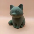 Tượng Chibi Gấu Mèo Mượt (Smooth Chibi Raccoon Sculpture) - Thumbnail 3