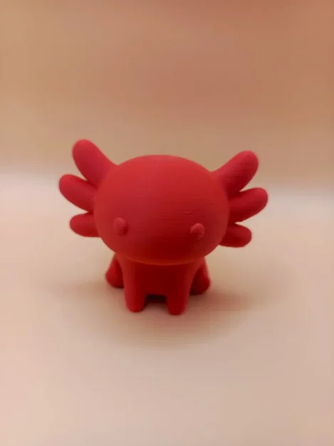 Tượng Chibi Axolotl Mịn Mà (Smooth Chibi Axolotl Sculpture) - Image 2