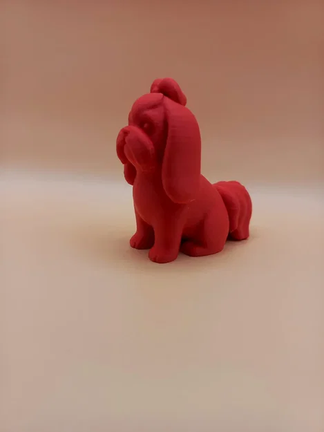 Tượng Chibi Shih Tzu Mịn Mượt (Smooth Chibi Shih Tzu Sculpture) - Image 3