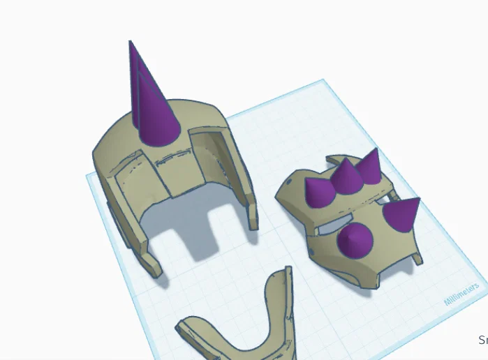 Mô hình mũ bảo hiểm Iron Man phiên bản gai góc độc đáo để in 3D - Image 1