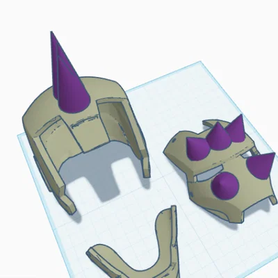 Mô hình mũ bảo hiểm Iron Man phiên bản gai góc độc đáo để in 3D