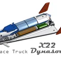 X22 Space Truck – Máy bay/xe tải không gian chở 2 container tiêu chuẩn - Thumbnail 1