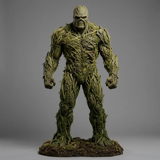 Mô hình 3D Swamp Thing - Dr. Alec Holland 1982 ấn tượng - Image 1