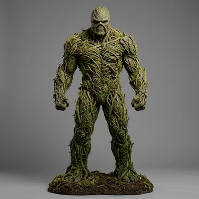 Mô hình 3D Swamp Thing - Dr. Alec Holland 1982 ấn tượng