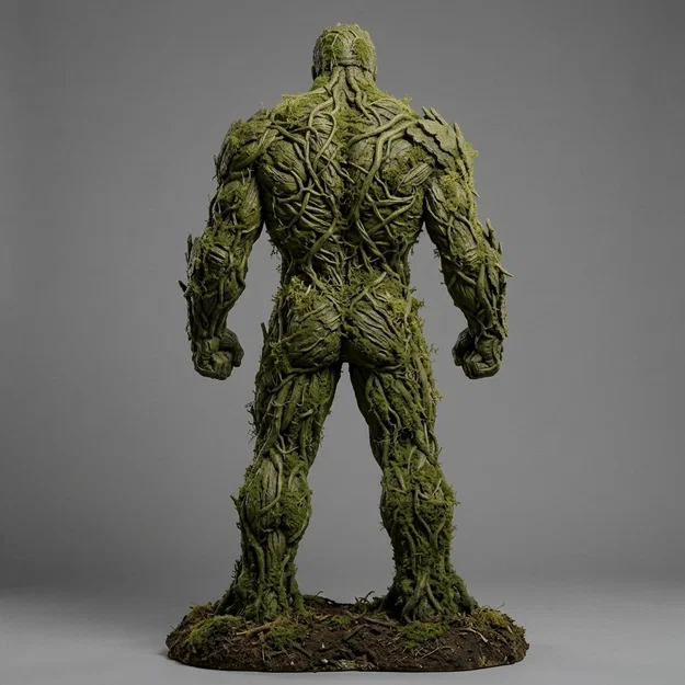 Mô hình 3D Swamp Thing - Dr. Alec Holland 1982 ấn tượng - Image 2