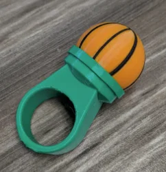 Nhẫn mô hình bóng rổ in 3D - Quà tặng ý nghĩa cho giải đấu trẻ em - Image 1