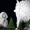 Mô hình Diorama Cô Bé Quàng Khăn Đỏ và Sói tinh xảo - Thumbnail 3