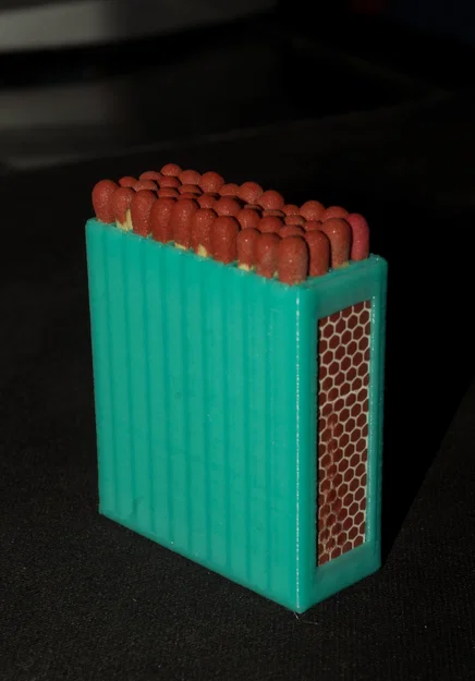 Hộp diêm không kêu lạch cạch (Non-rattling matchbox/match box) - Image 1