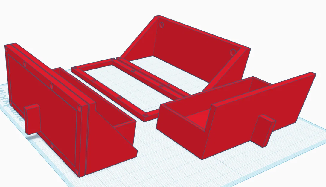 Mô hình máng ăn thông minh lắp đặt cho hộp nuôi gián (3D Printed) - Image 1