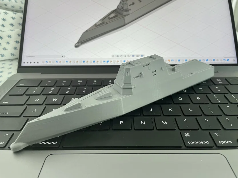 Mô hình Khu trục hạm Tên lửa Dẫn đường lớp Zumwalt (Zumwalt-class) - Image 2