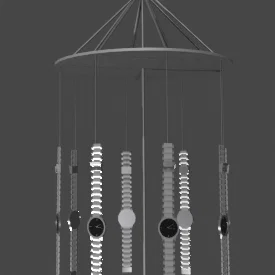 Mô hình 3D Watch Chimes trang trí độc đáo cho không gian sống