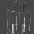 Mô hình 3D Watch Chimes trang trí độc đáo cho không gian sống - Thumbnail 2