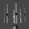 Mô hình 3D Watch Chimes trang trí độc đáo cho không gian sống - Thumbnail 3