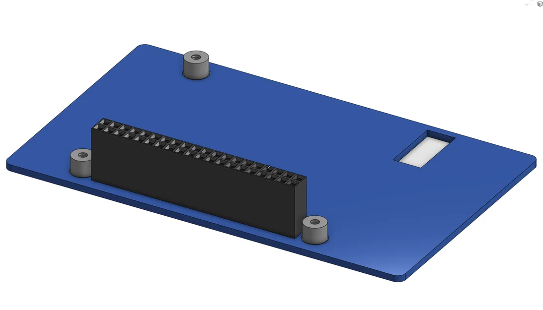 Waveshare e-Paper HAT+ (G) 3.97 inch – File Step/STL - Image 1