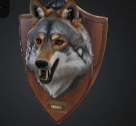 Mô hình đầu sói (wolf head) trang trí treo tường 3D - Image 4