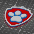 In 3D Huy hiệu Ryder Paw Patrol đáng yêu cho bé - Thumbnail 1