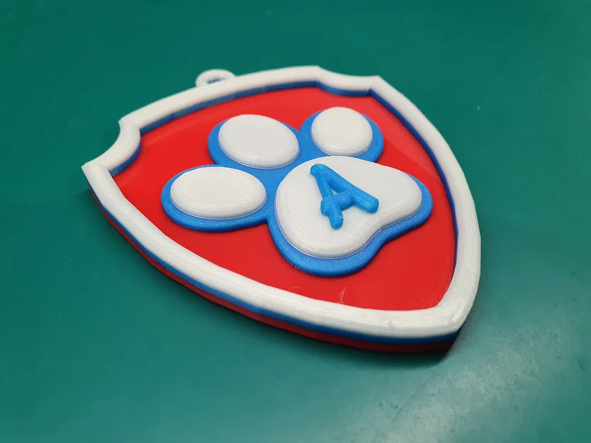 In 3D Huy hiệu Ryder Paw Patrol đáng yêu cho bé - Image 2