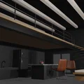 Interior designing – Phối cảnh nội thất industrial thông tầng với gác lửng - Thumbnail 2