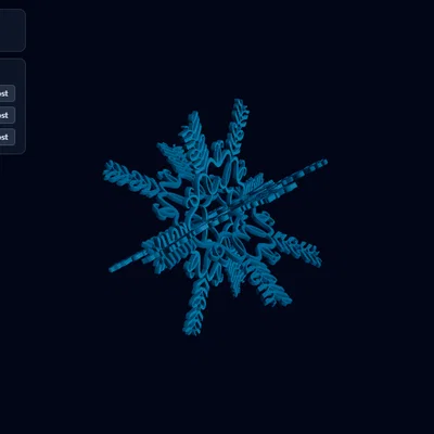 Ultimate Snowflake Generator – Trình tạo bông tuyết 2D/3D