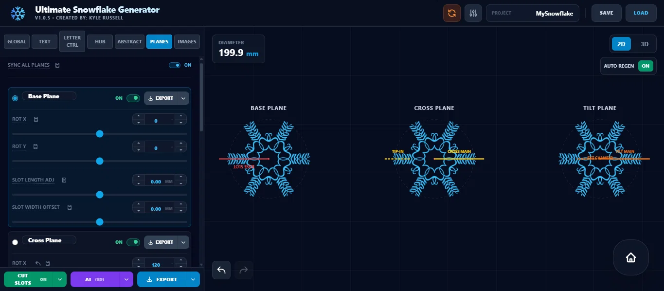 Ultimate Snowflake Generator – Trình tạo bông tuyết 2D/3D - Image 4