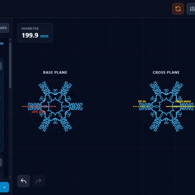 Ultimate Snowflake Generator – Trình tạo bông tuyết 2D/3D