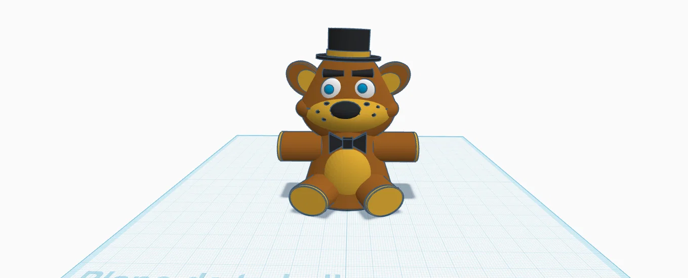 Freddy Fazbear Mini Figure + bản Golden Freddy | Mô hình 3D FNAF - Image 1